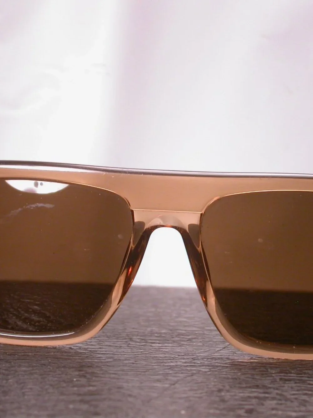 Authentic Colab Amber Clear Bold Sporty Sunglasses